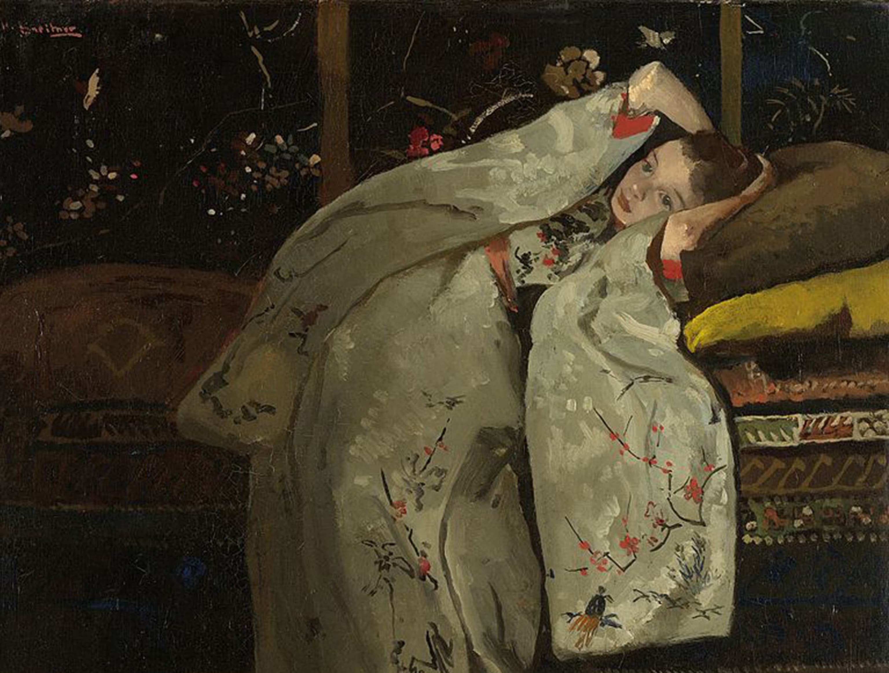 George Hendrik Breitner „Dziewczyna w białym kimonie”