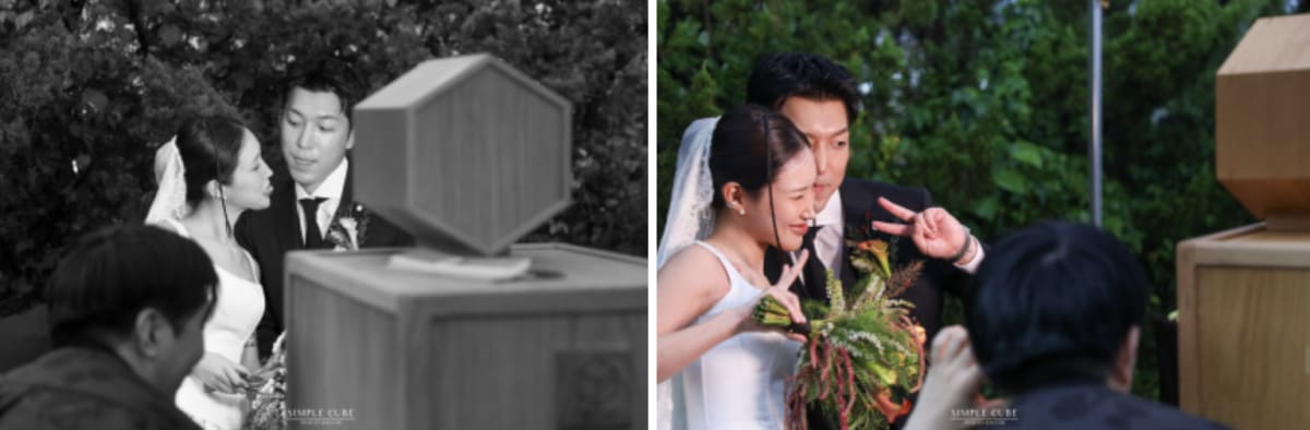 심플큐브 웨딩포토부스 후기