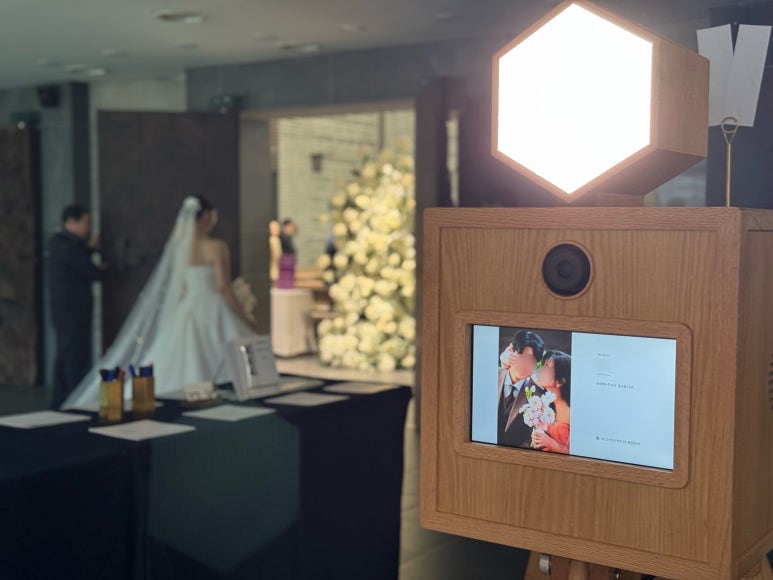 논현2동성당 웨딩포토부스대여 후기