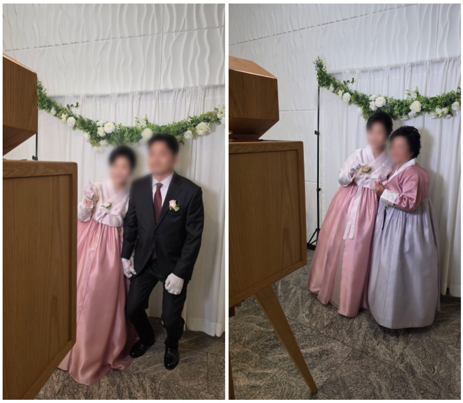 혼주 및 가족 촬영