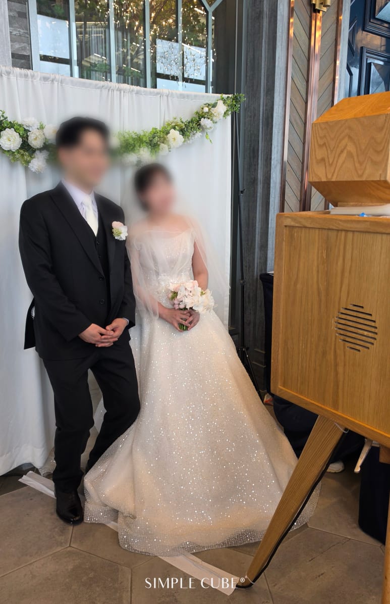 부평 빌라드 마리 _ 웨딩 포토부스 _신랑 신부님 촬영