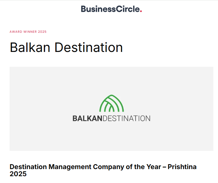 Destination Management Company of the Year – Prishtina 2025 