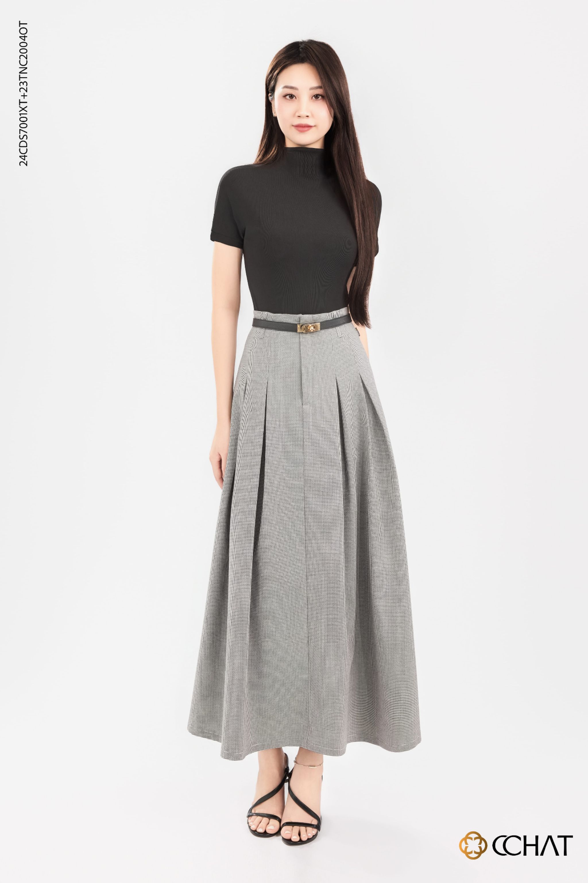 Chân váy liền ly xòe