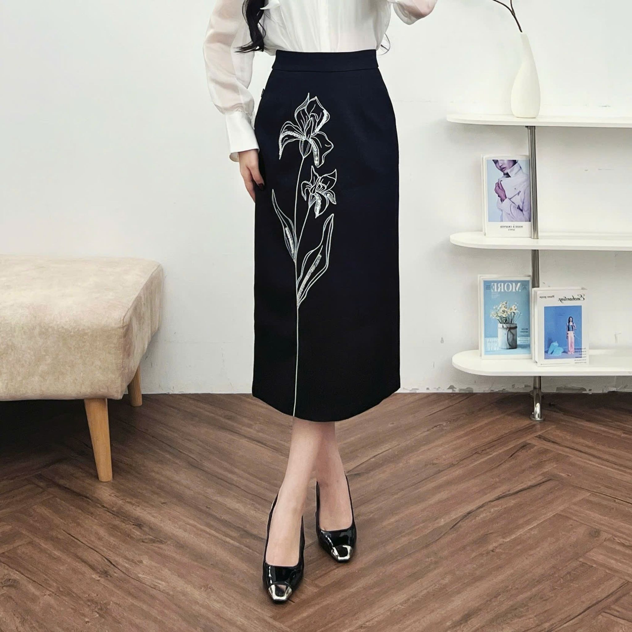 Chân váy suông Clara