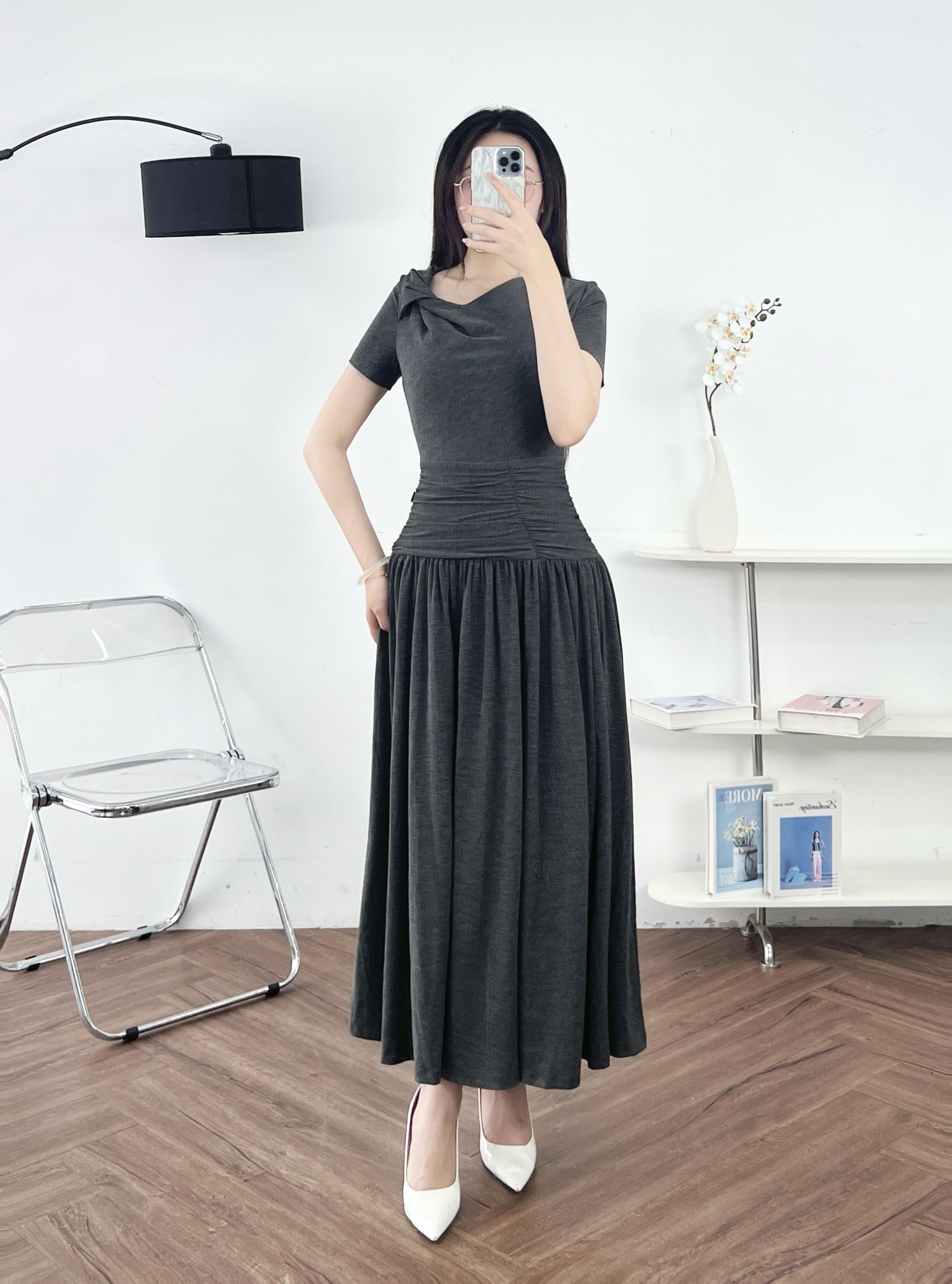 Đầm vai kiểu Boho Bliss