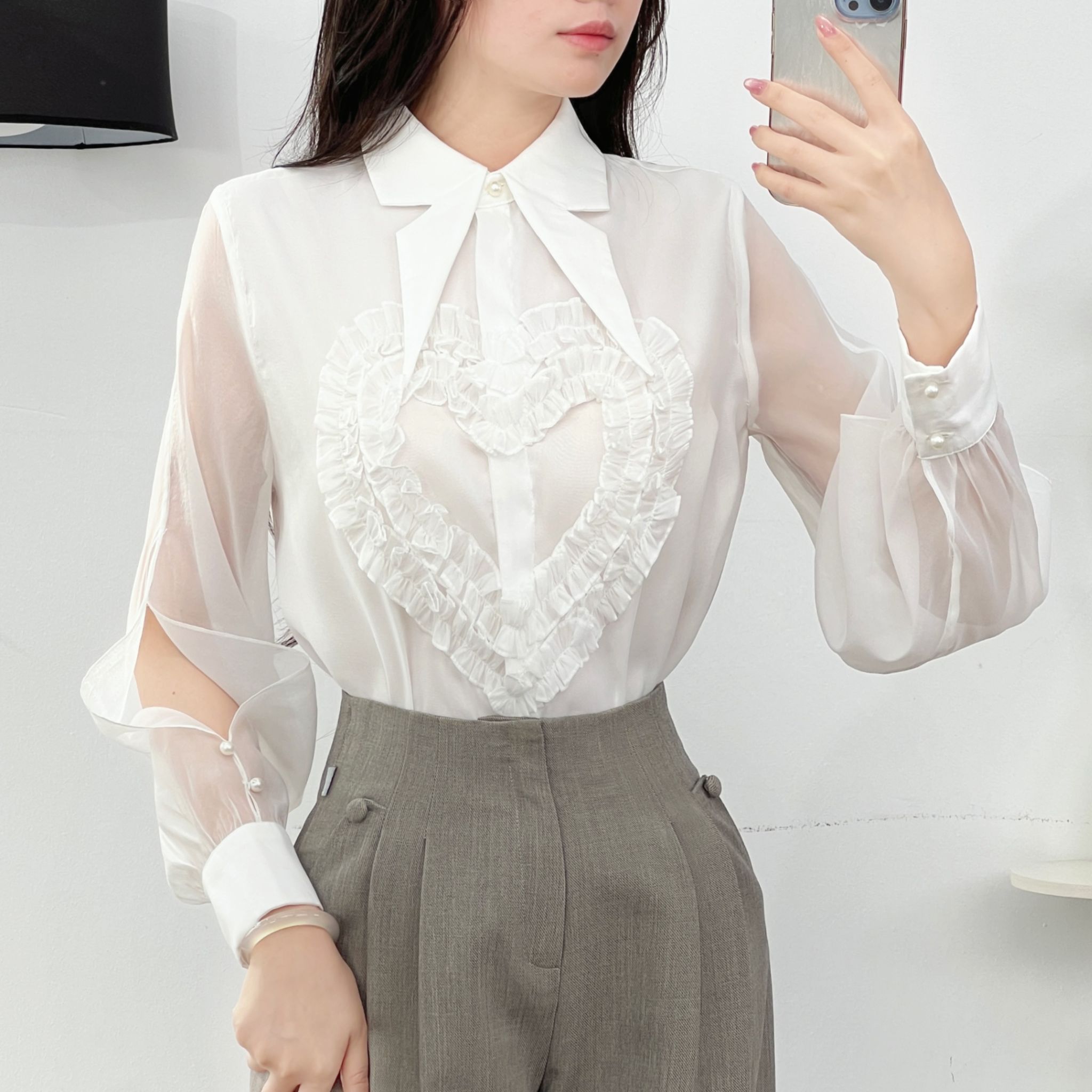 Sơ mi kiểu xẻ tay