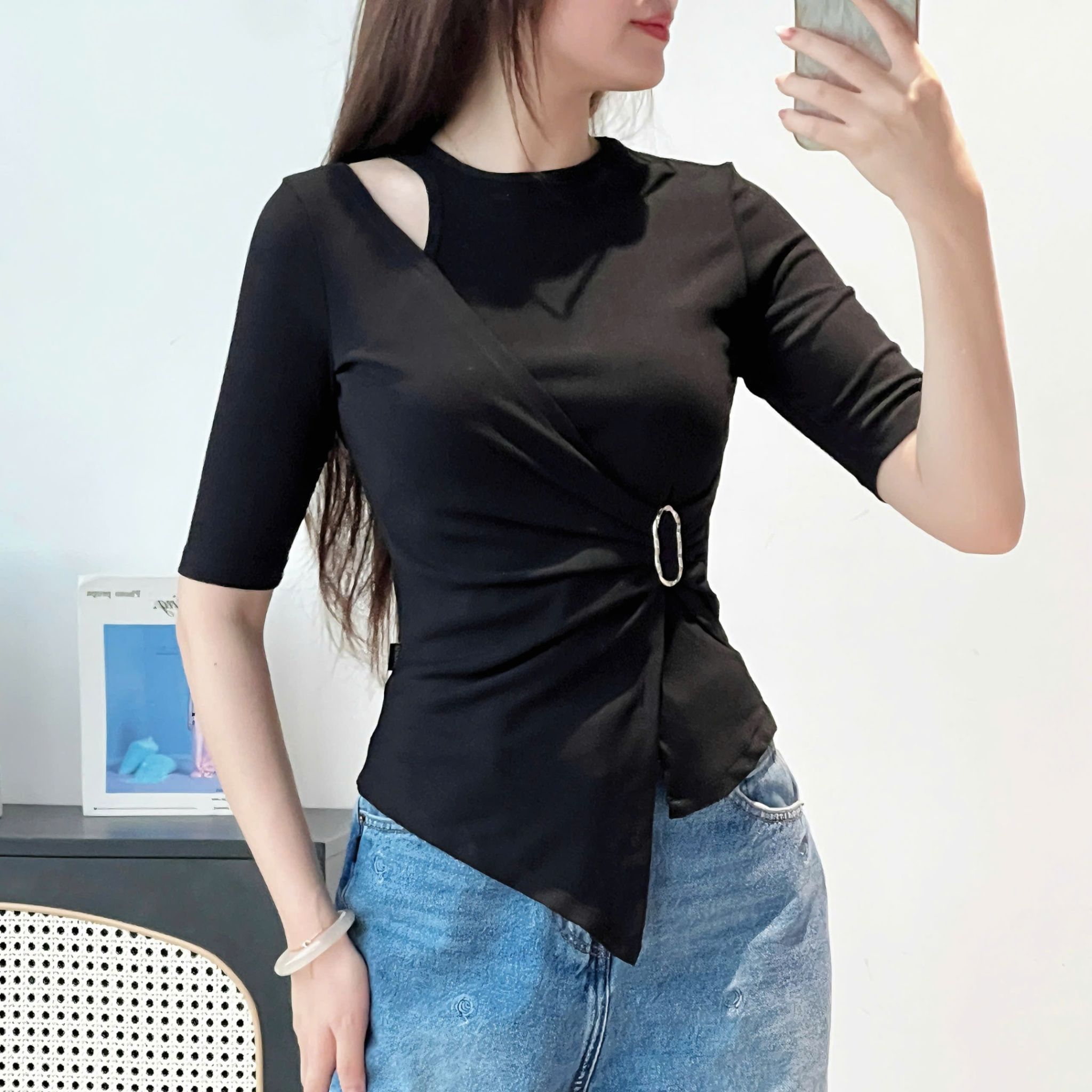 Thun vạt nhún Olivia