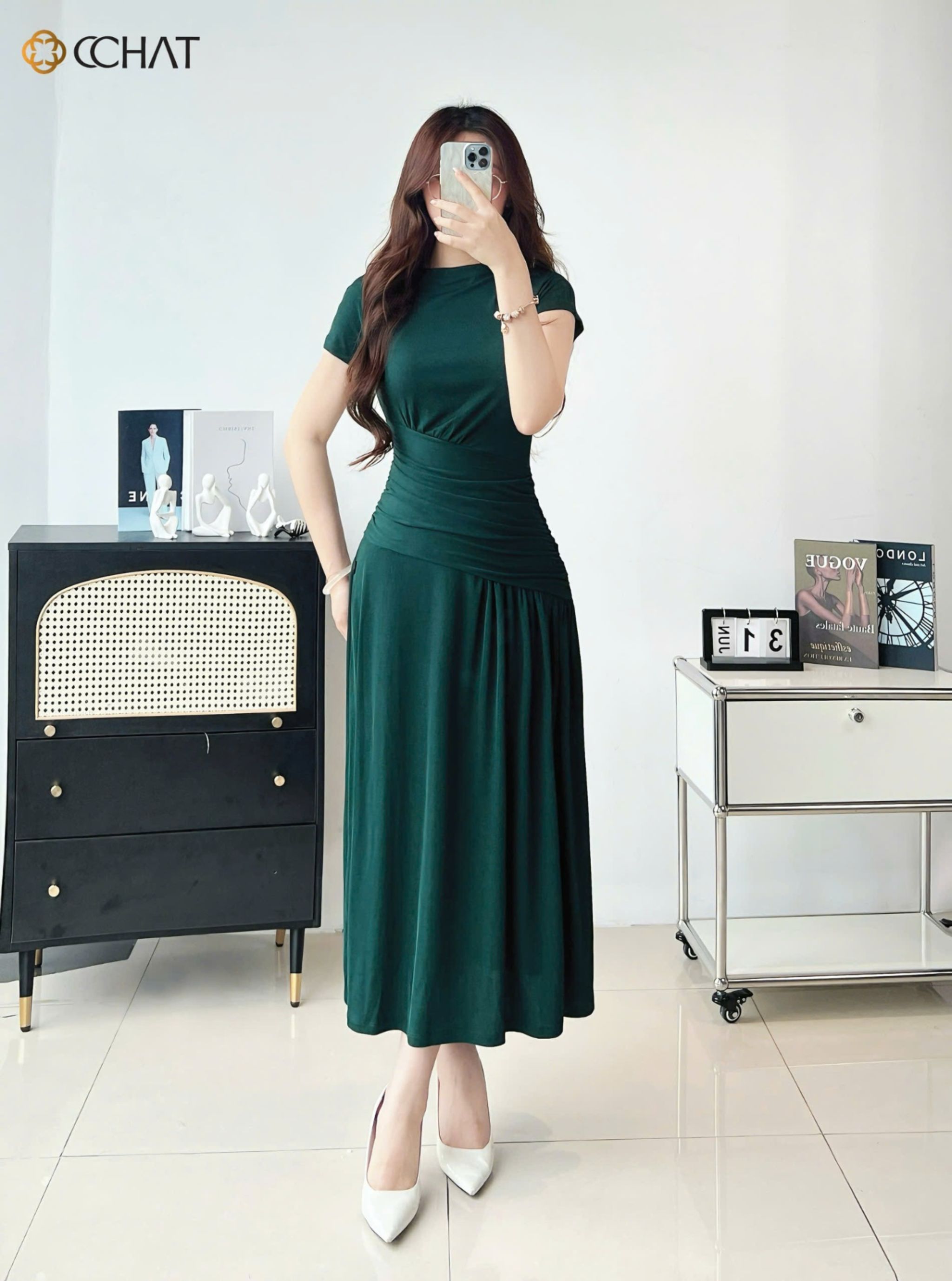 Váy dệt kim Vespera