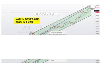 Varun Beverages chart, 300% in 2 years