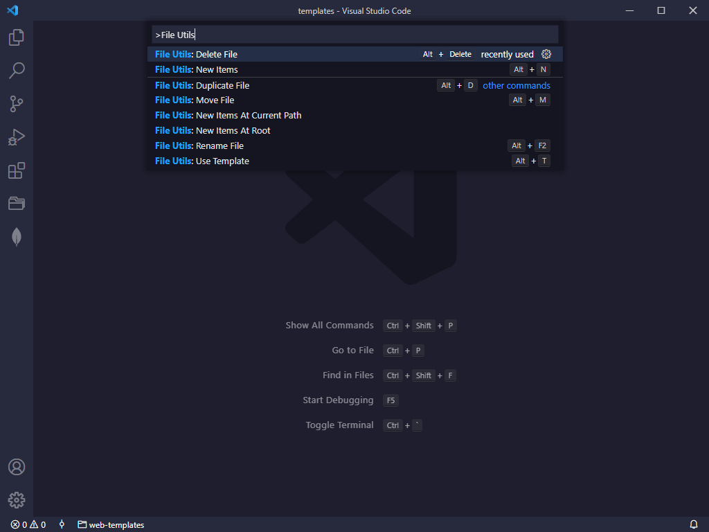 Use Command Palette