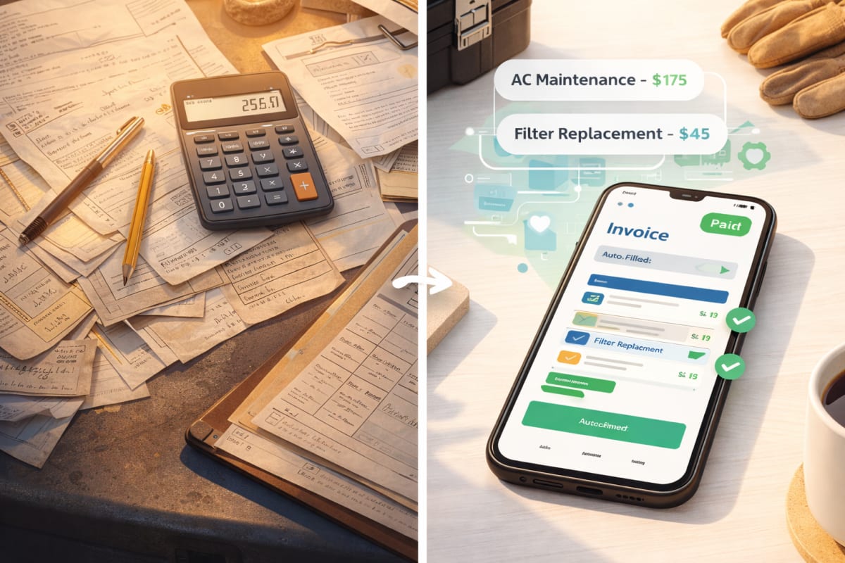 AI invoicing and smart invoice recommendations