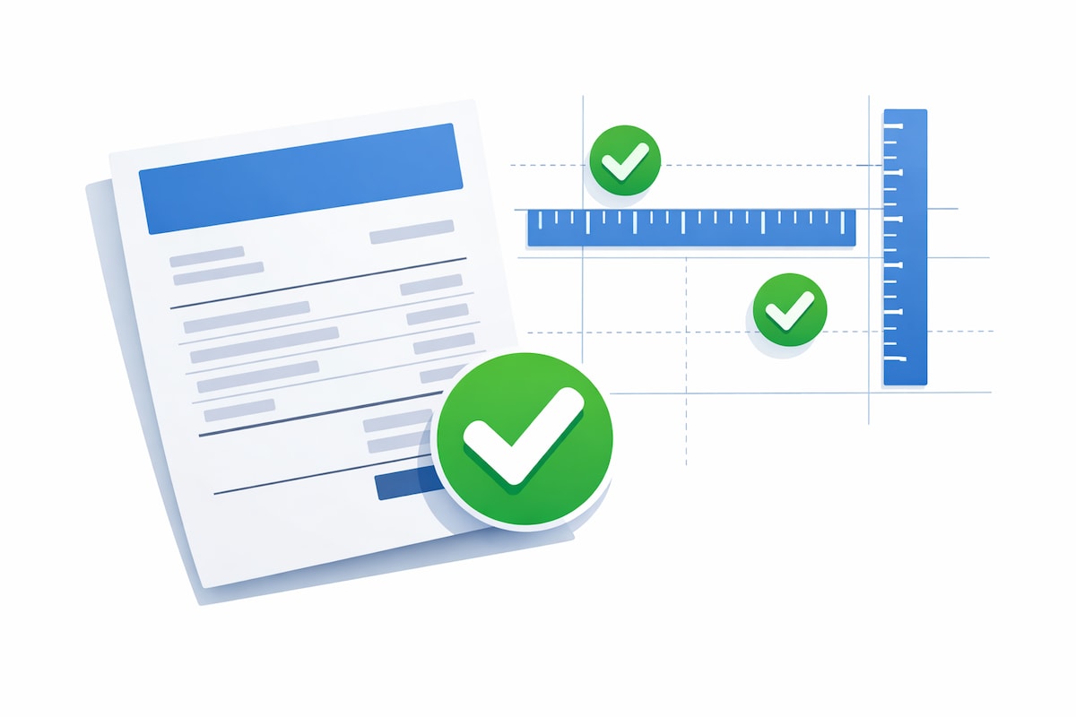Professional invoice format example showing proper layout, visual hierarchy, and essential elements