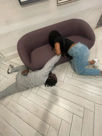 Golden hour silhouette