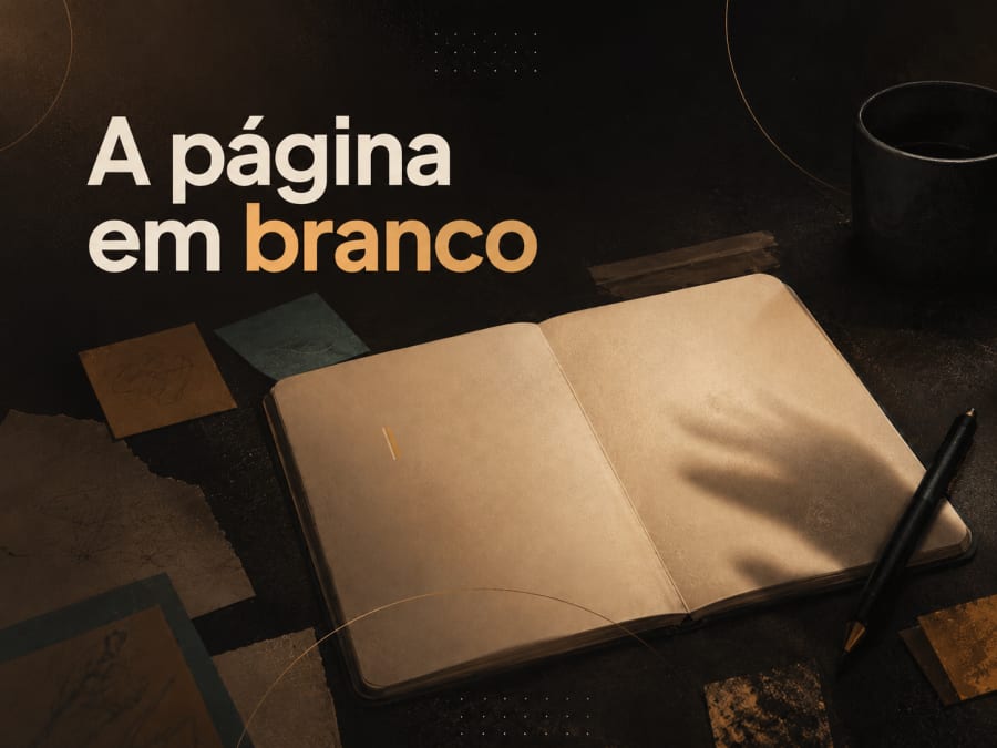 A p&aacute;gina em branco