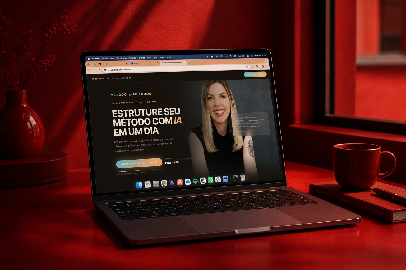 Página do evento