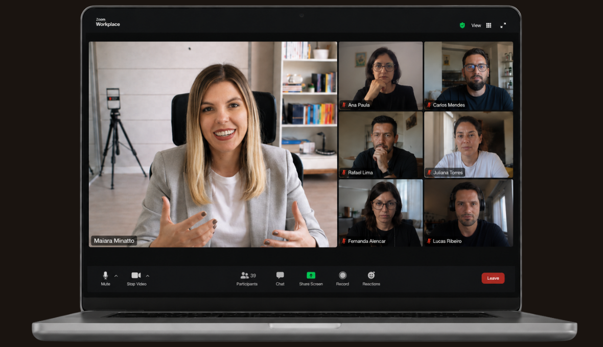 Mockup do Hotseat ao vivo com Maiara