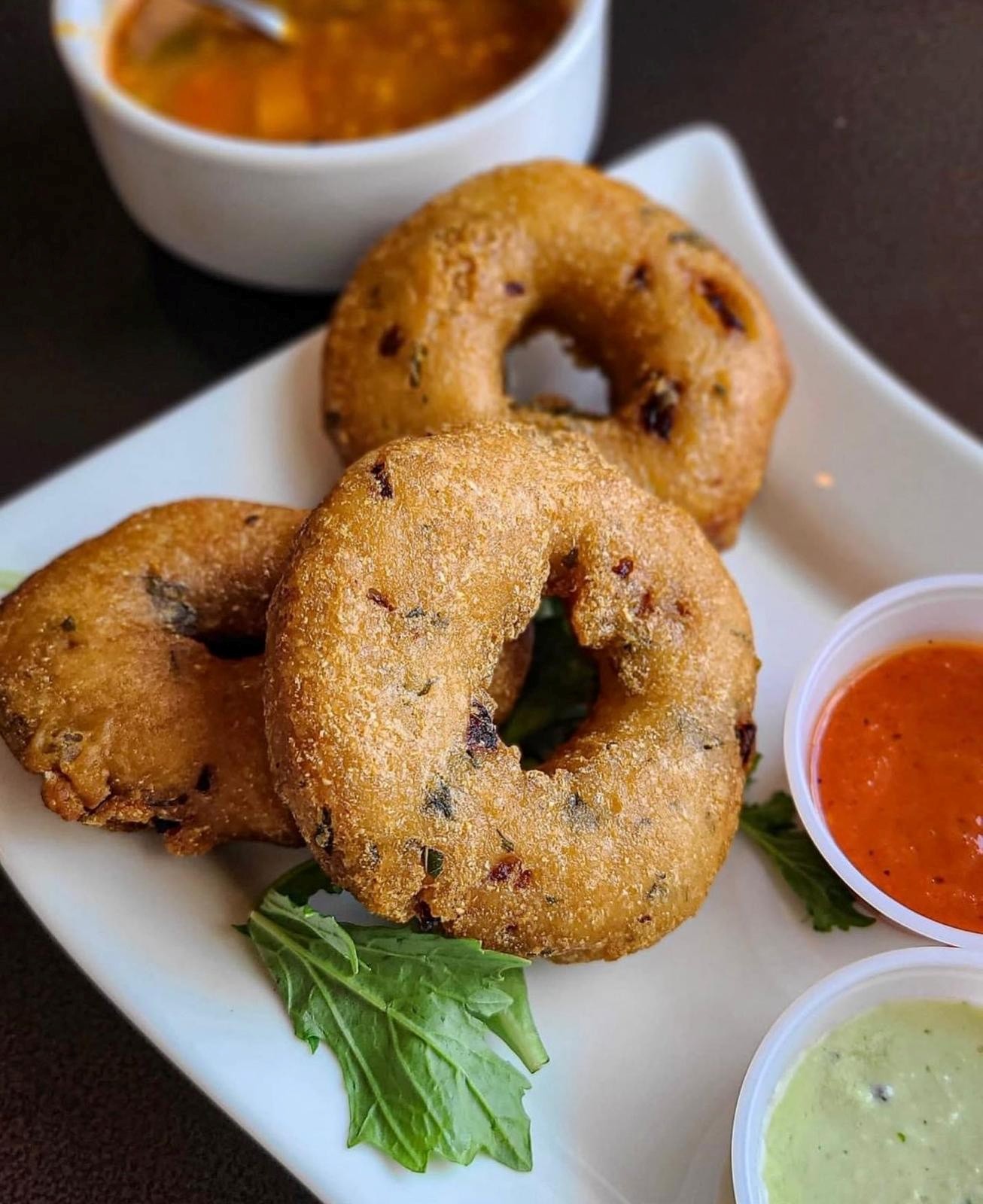 Medu Vada, Idli Sambar, and Dosa
