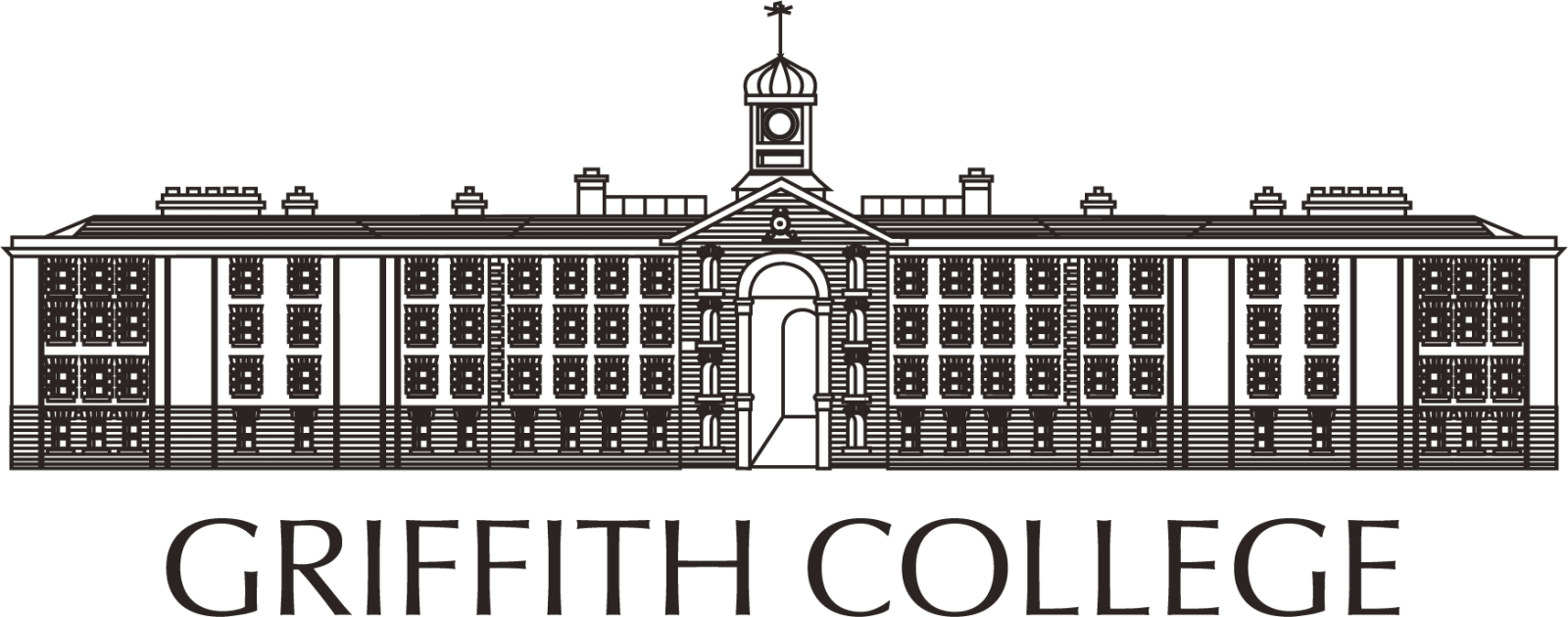 the logo for griffith college