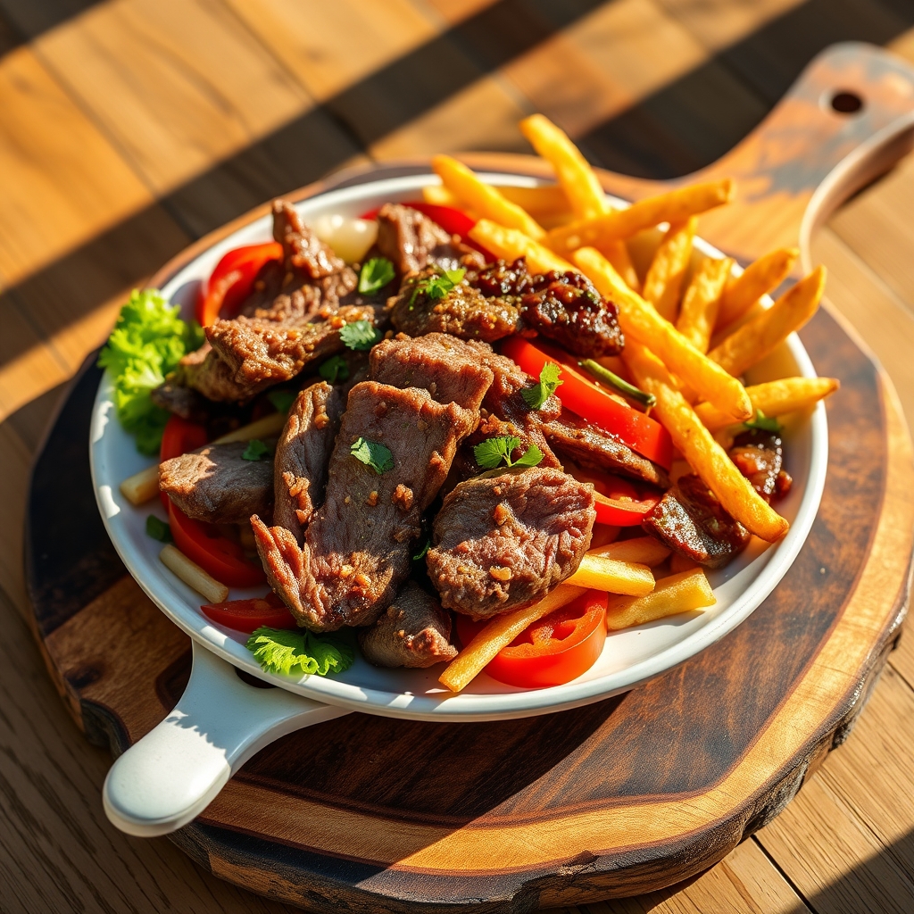Lomo Saltado dish