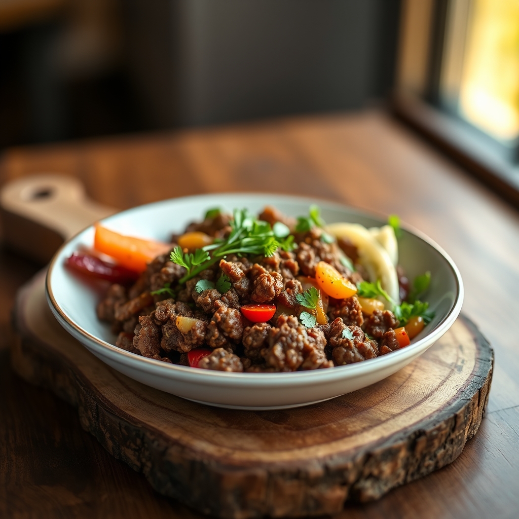 Keto Beef Mince Chilli & Lime Bowls ingredients