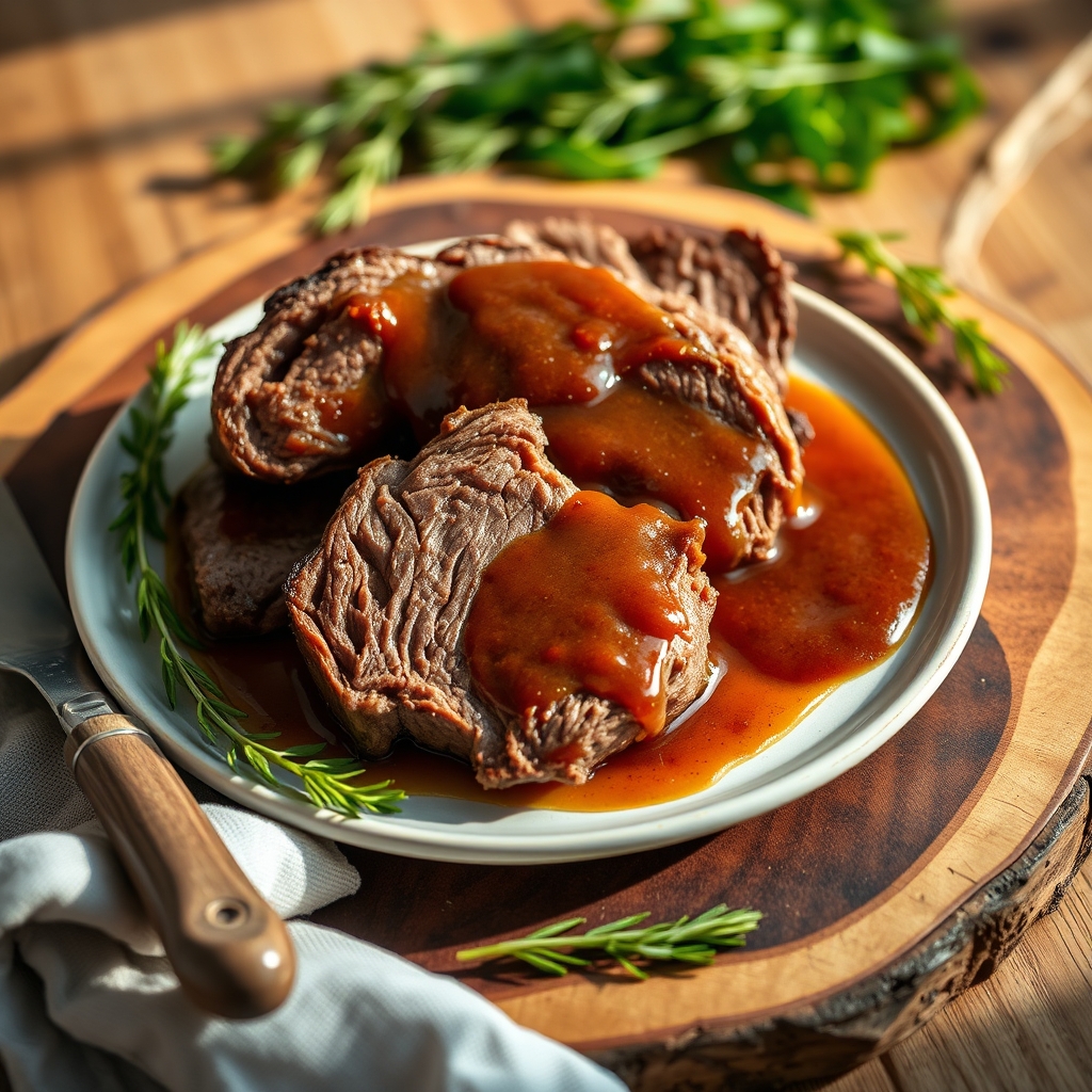 Tender beef roast in Instant Pot