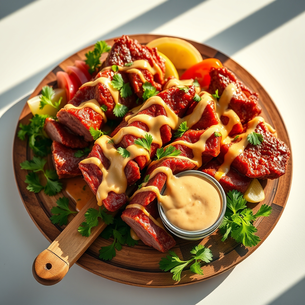 Delectable Beef Shawarma Platter