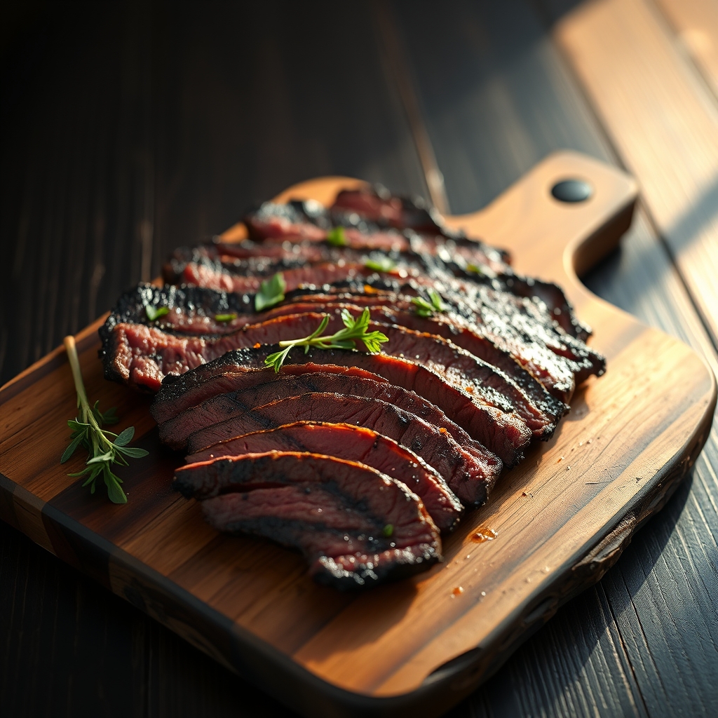 Sizzling skirt steak tacos