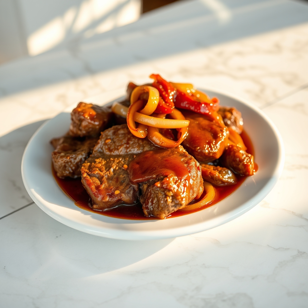 Filipino Beef Steak Dish