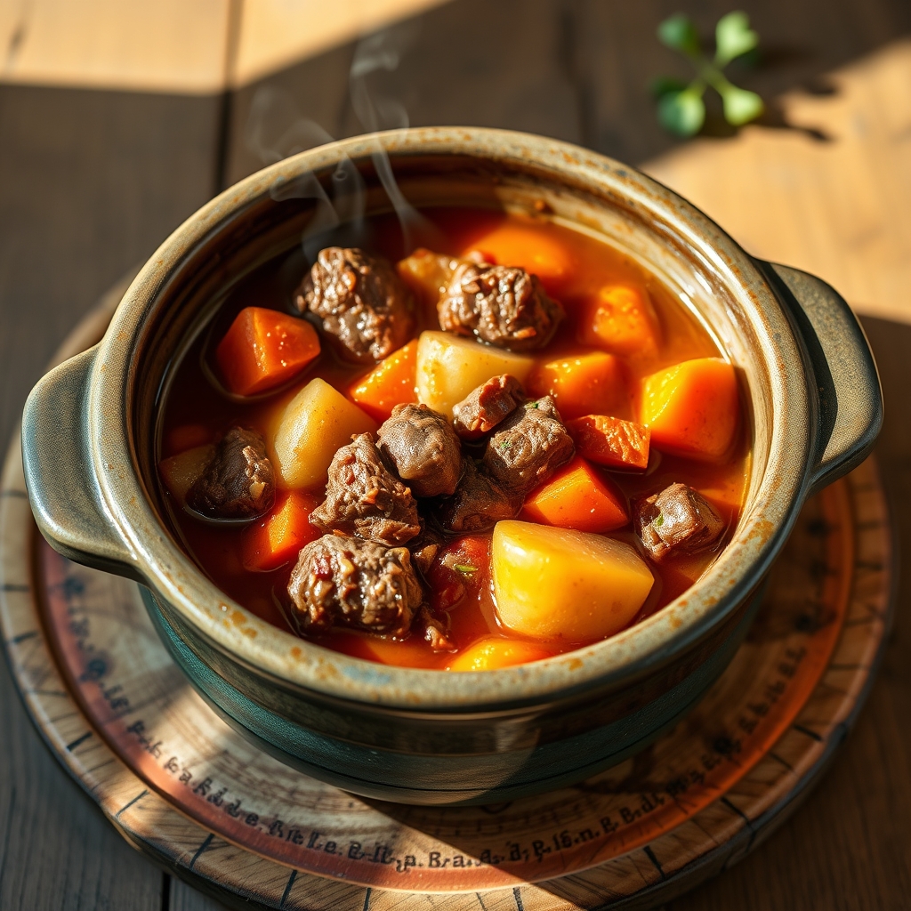 Delicious Crock Pot Beef Stew in a bowl