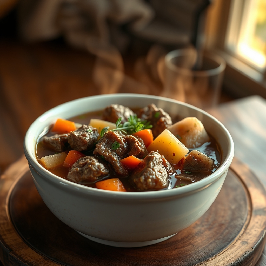 Close-up of seasonings for beef stew