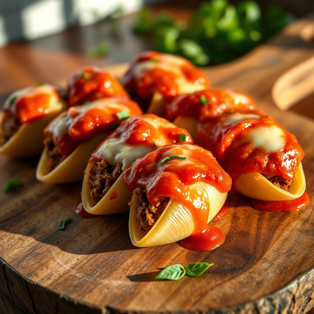 Beef Stuffed Shells
