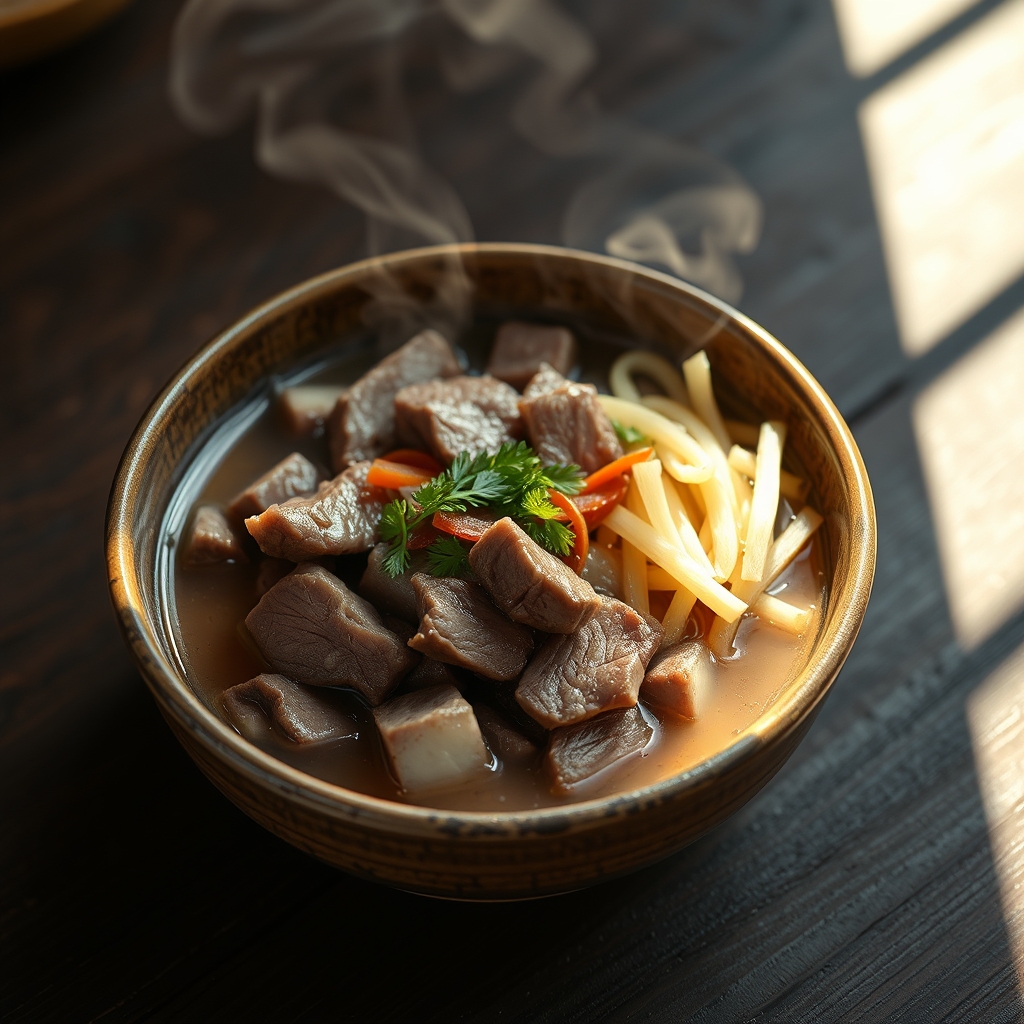 Sukiyaki ingredients arranged for cooking