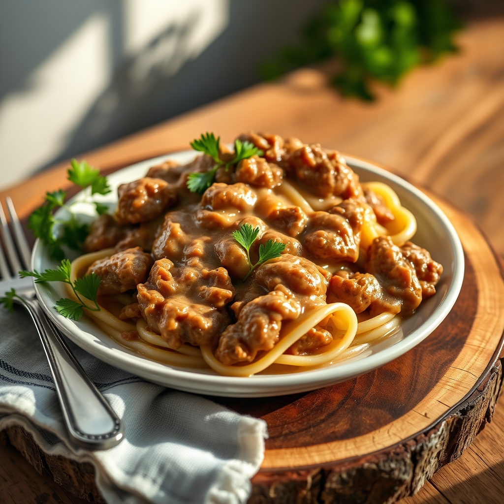 Classic Betty Crocker Beef Stroganoff