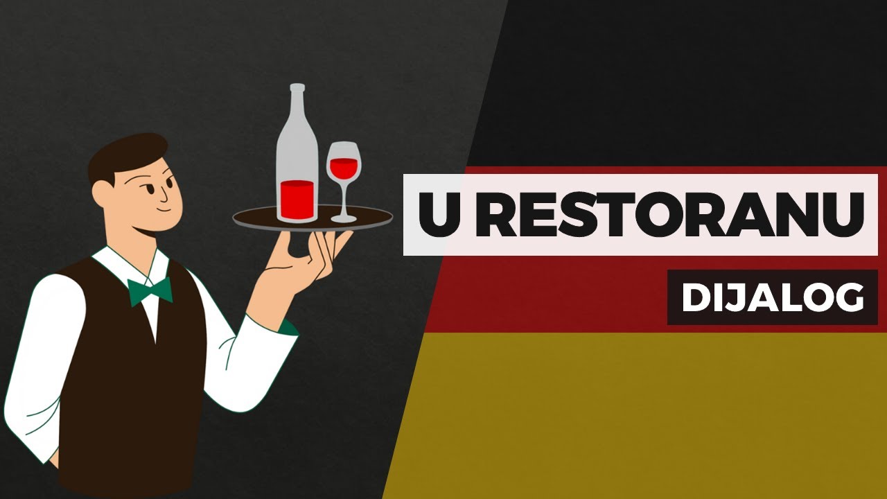 U restoranu - dijalog na njemačkom jeziku