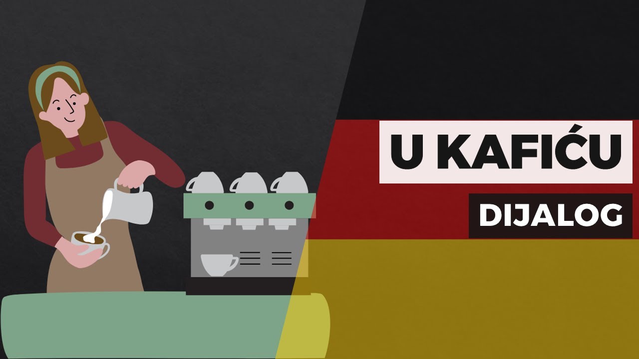 U kafiću - dijalog na njemačkom jeziku