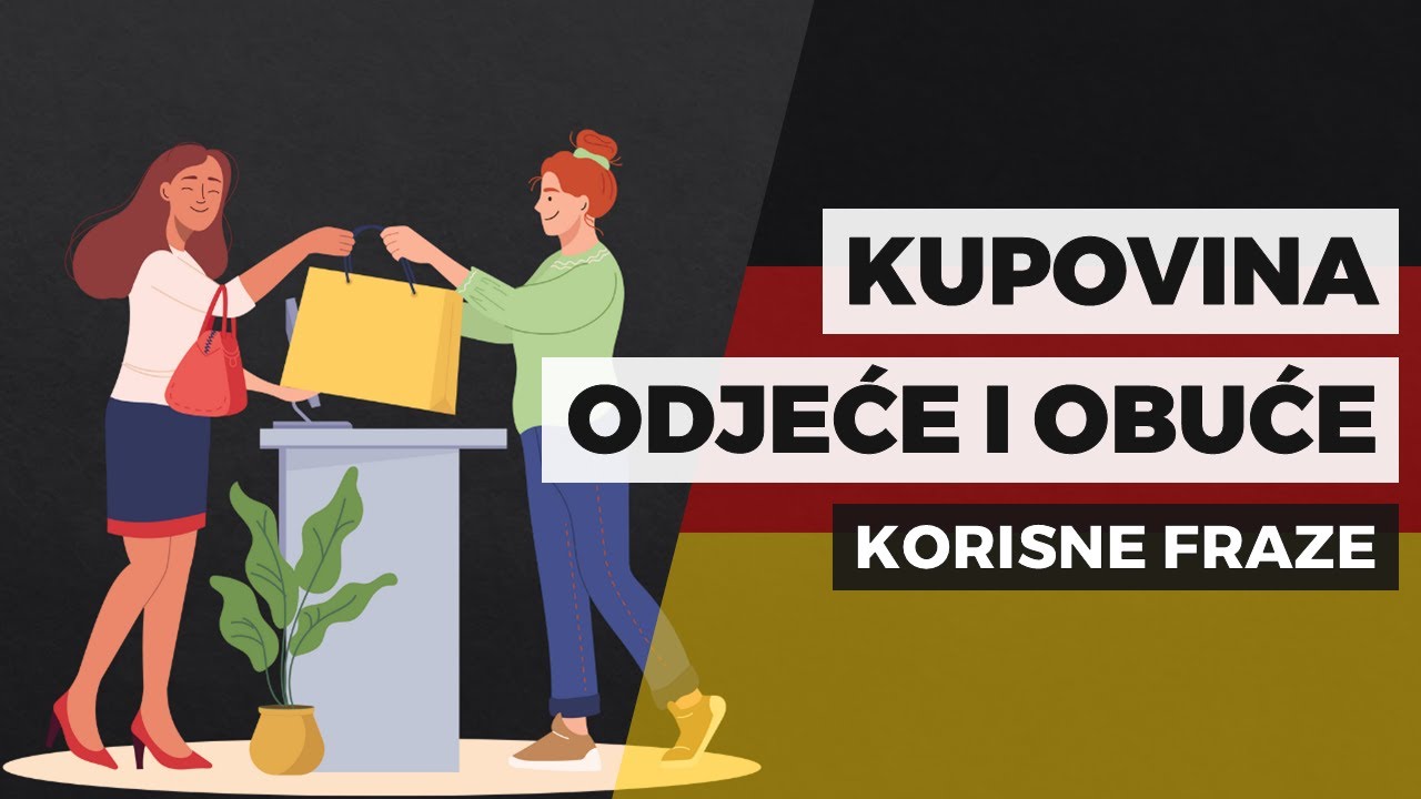 Kupovina odjeće i obuće – korisne fraze na njemačkom jeziku