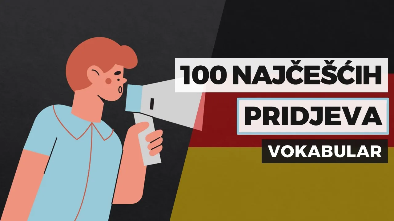 100 najčešćih pridjeva na njemačkom