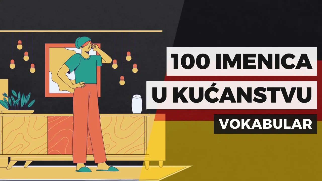 100 najčešćih imenica u kućanstvu