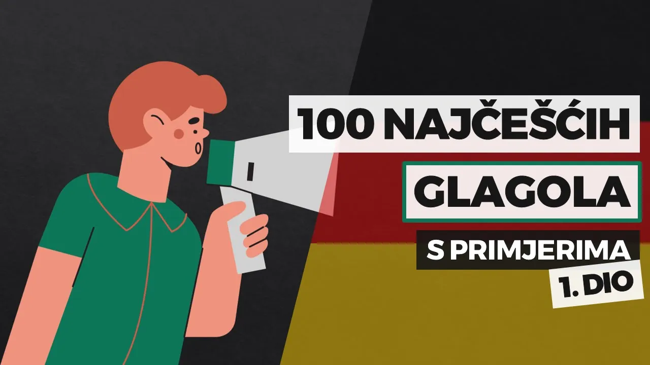 100 najčešćih glagola na njemačkom jeziku - 1. dio