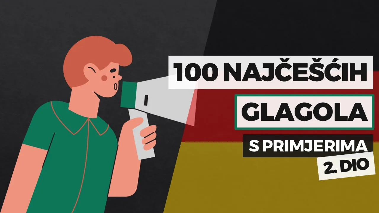 100 najčešćih glagola na njemačkom jeziku - 2. dio