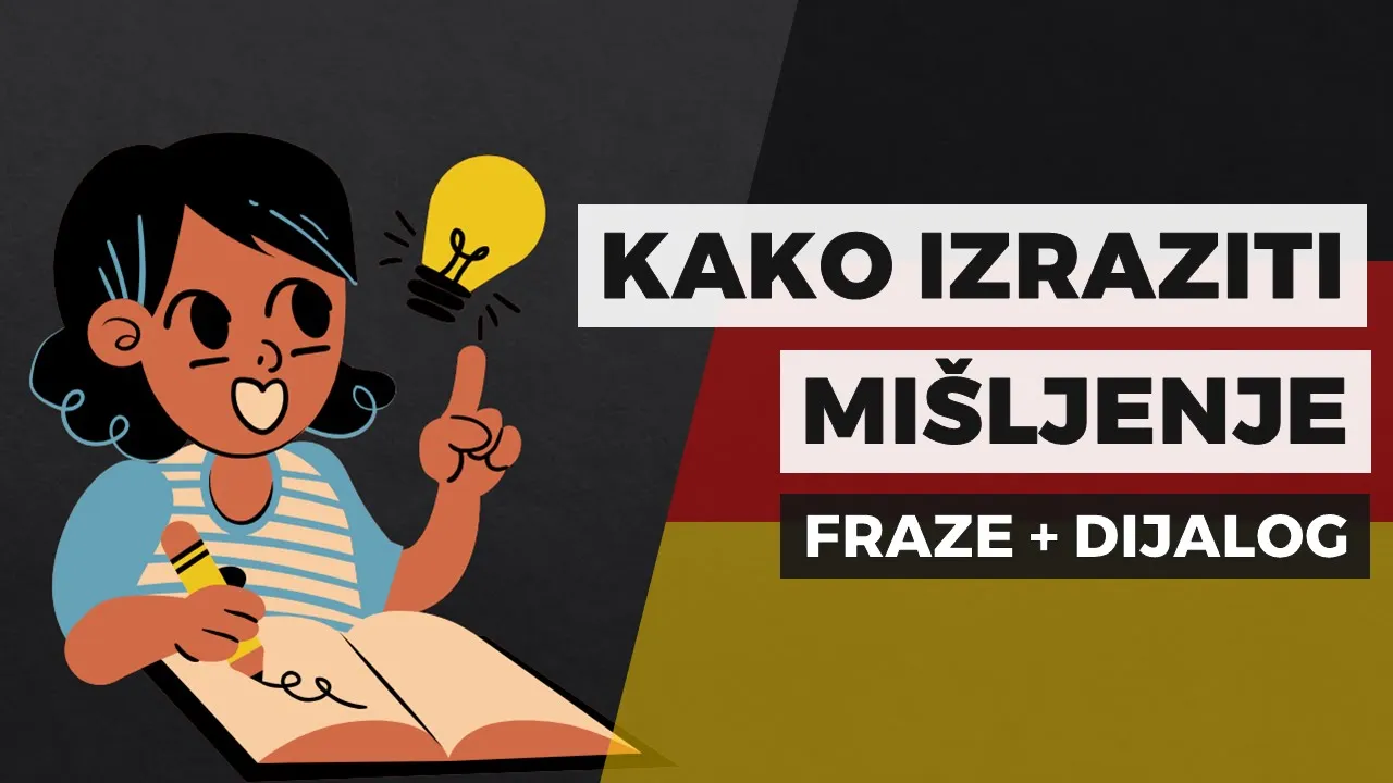 Kako izraziti mišljenje na njemačkom za početnike – fraze + dijalog 