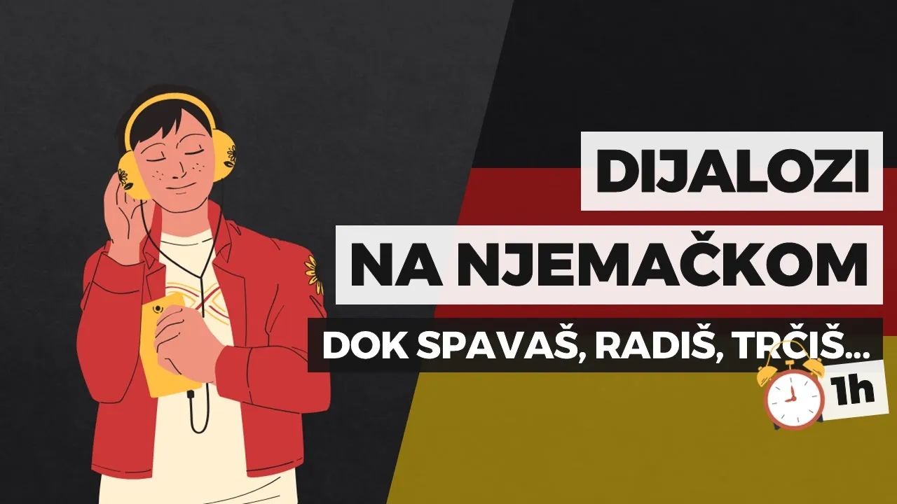 Nauči njemački dok spavaš, radiš, trčiš...  – dijalozi na njemačkom jeziku 