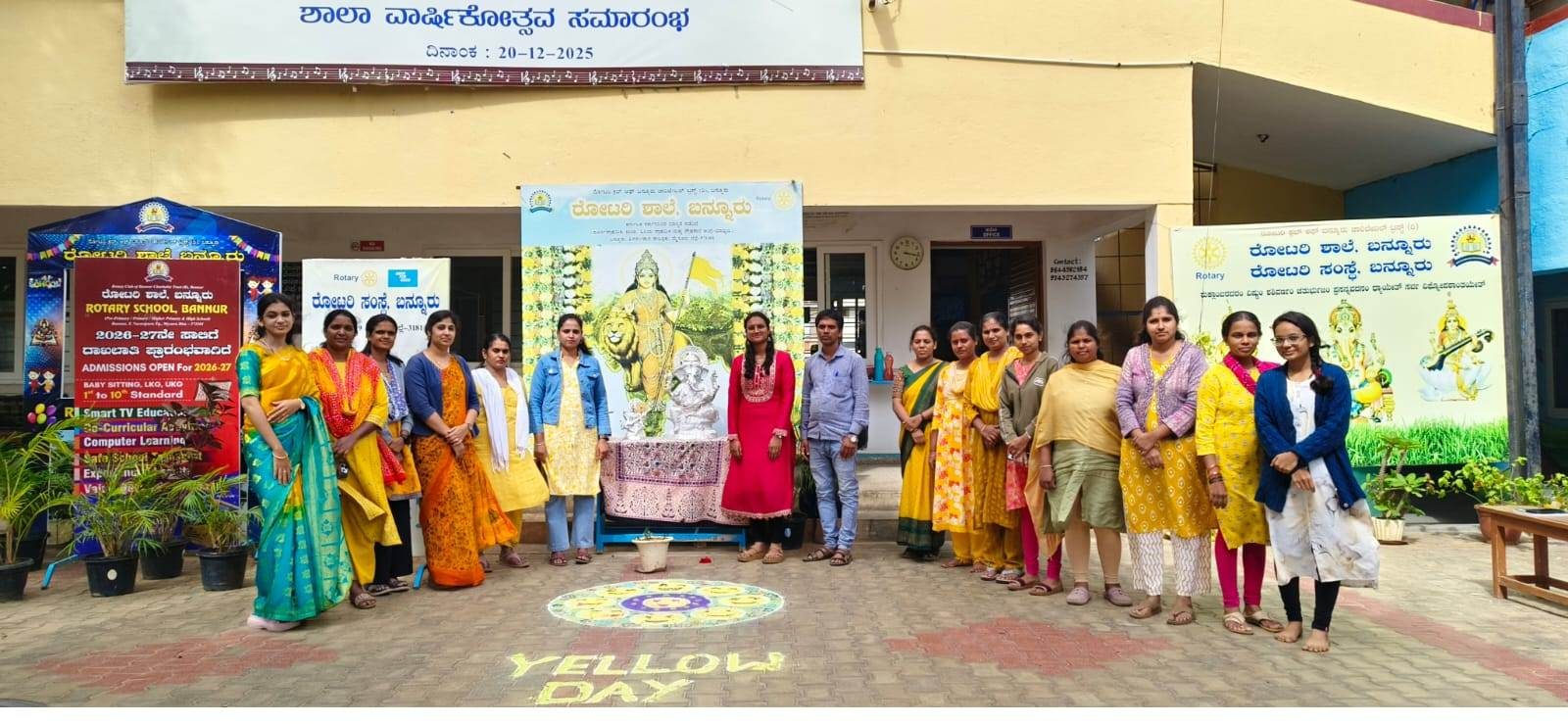 Yellow Day Celebration of our cuties