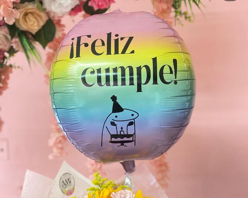 Globos y flores AMI