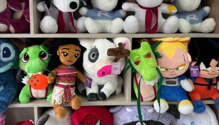 Peluches con flores AMI