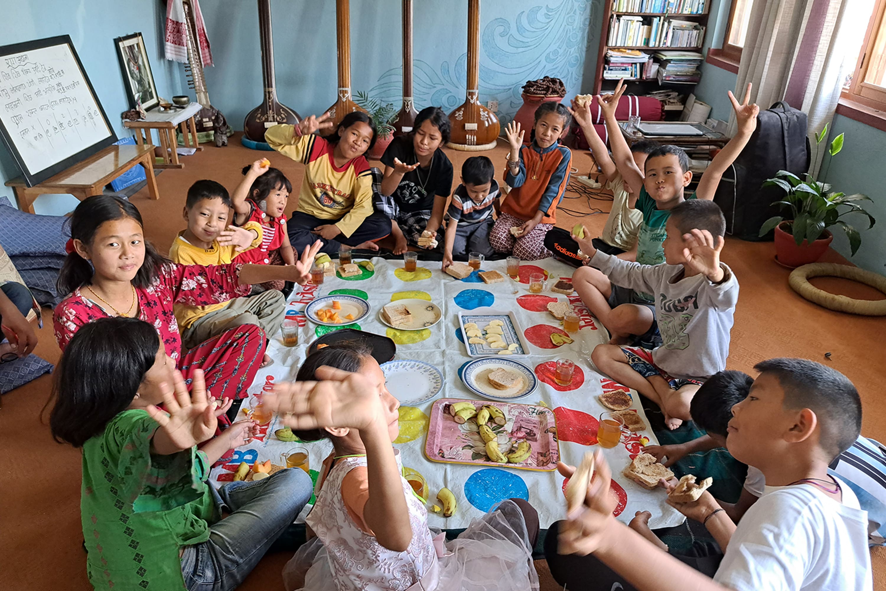 Snack time after the music class