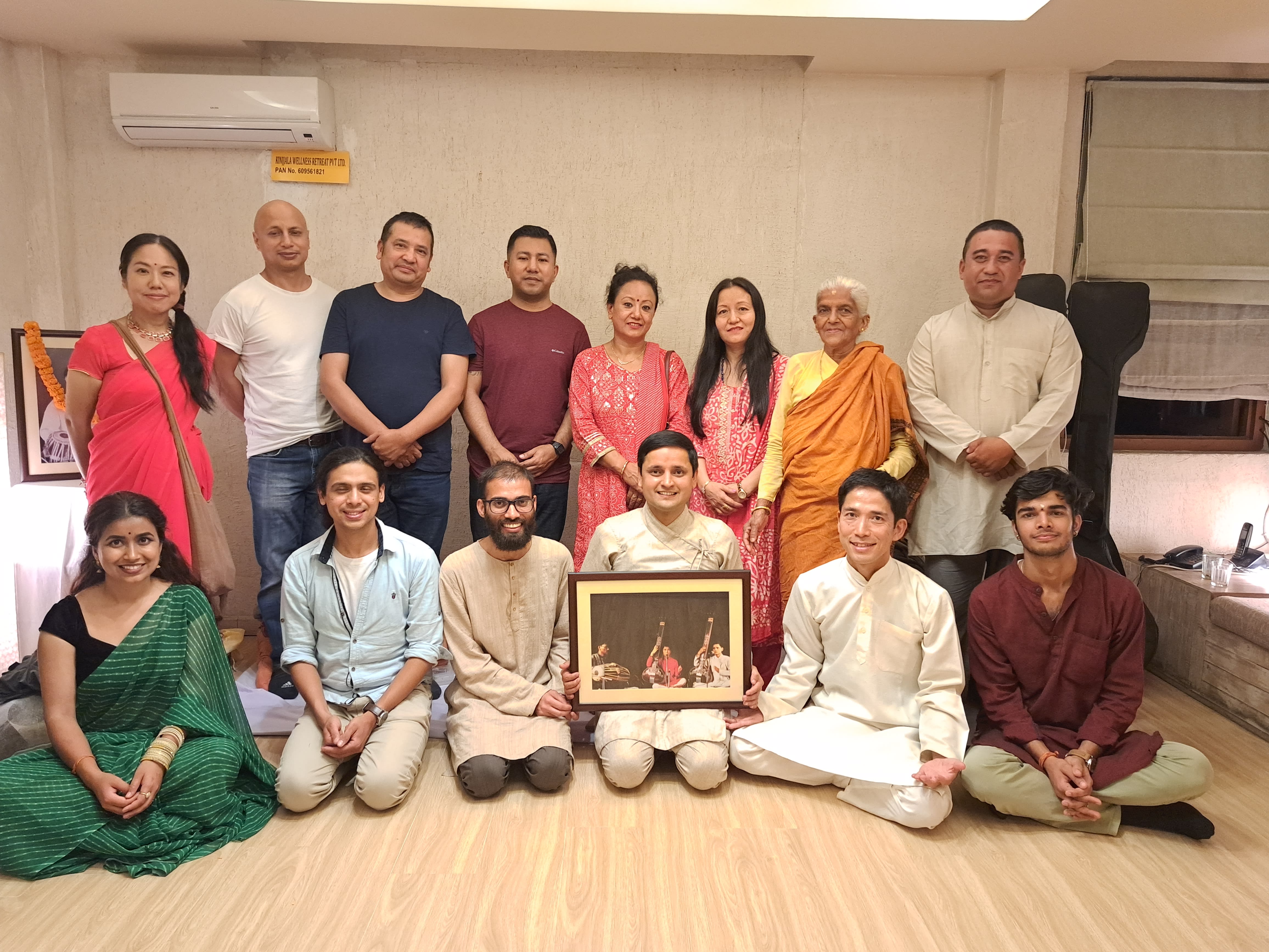 At the memorial program of Guru Rabinlal Shrestha