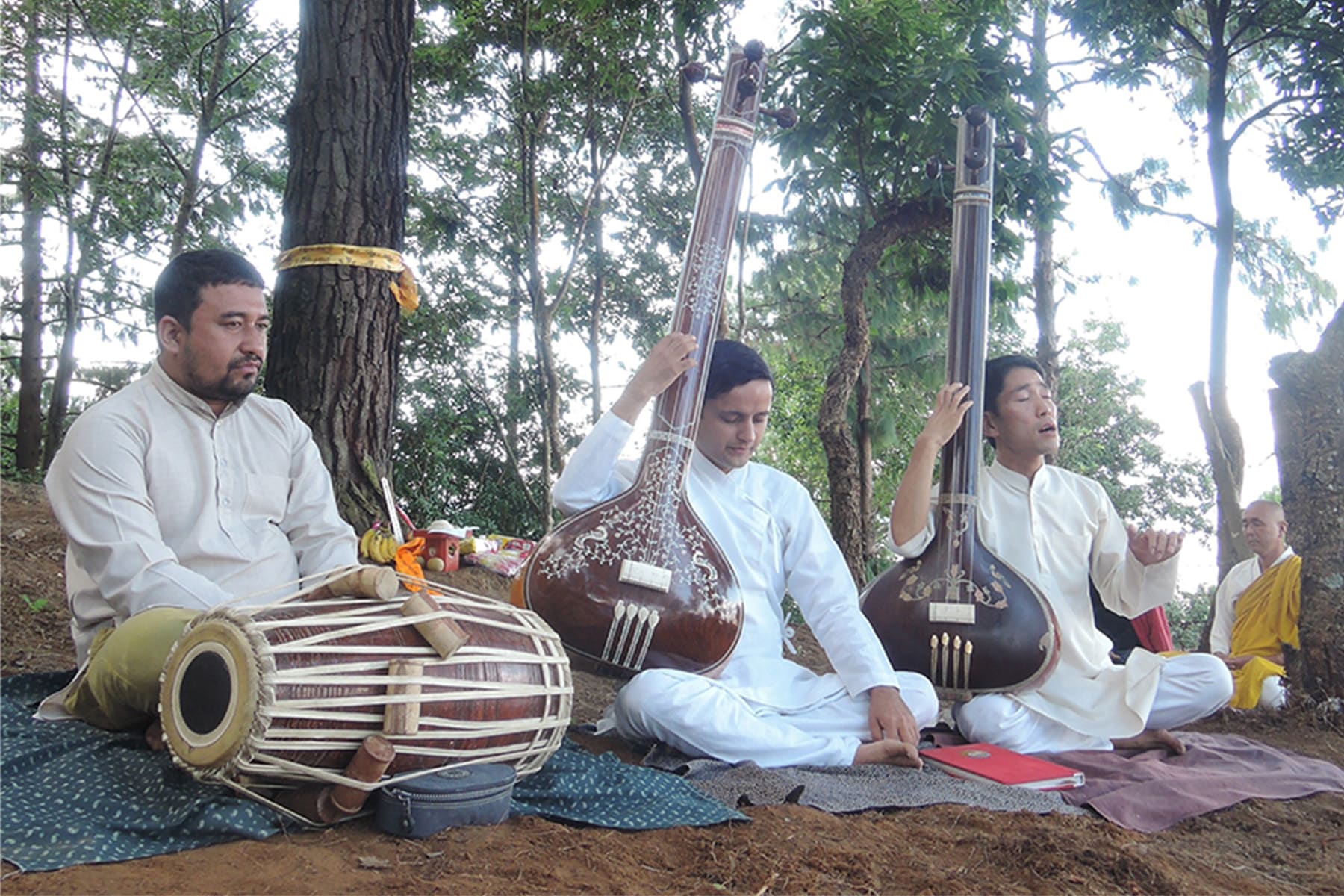 Land consecration ceremony of World Peace Stupa, Machhegaun