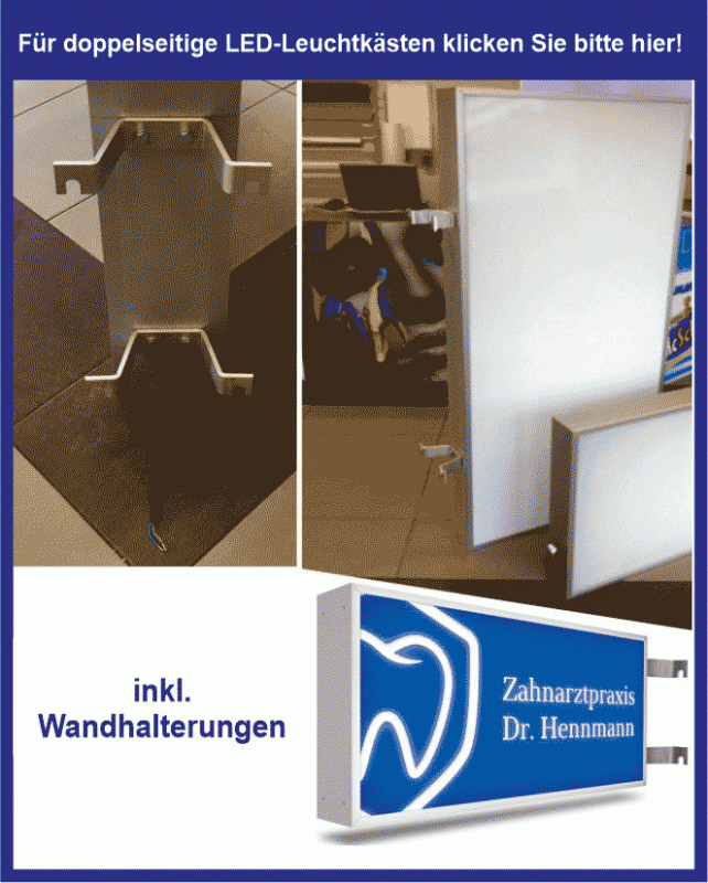 Doppelseitig LED-Leuchtkästen ​
