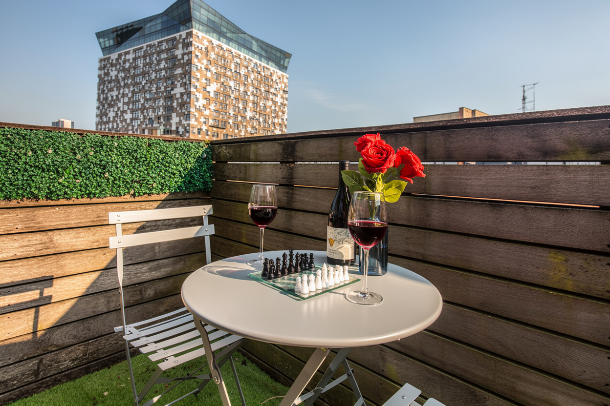 Oasis in the City balcony